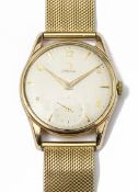 A Gentleman's 9ct gold Omega wristwatch