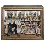 An impressive Victorian Folk Art butcher's shop display model by Fernley, 1880