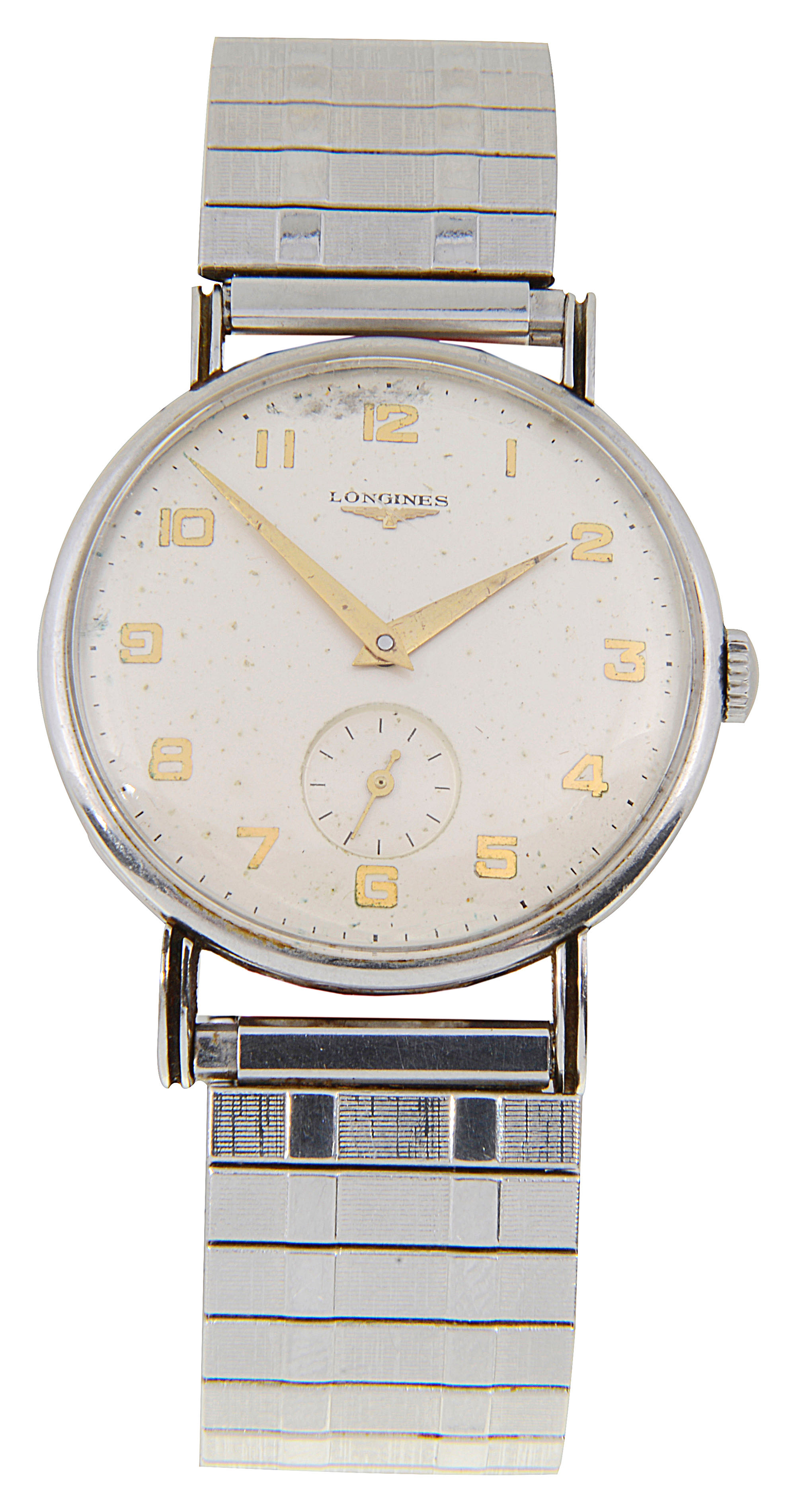 A Gentleman's Longines stainless steel wristwatch