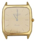 A Gentleman's Longines gold plated quartz watch