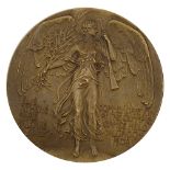 A bronze 1908 London Olympic Games participation medal,