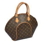 A Louis Vuitton brown vintage monogram Ellipse PM top handle bag