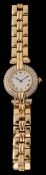 An 18K gold and diamond ladies Cartier Colisee bracelet watch