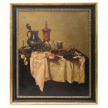 Russian sch. 20 c, Still life in the manner of Pieter Claesz (1597-61)