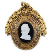 London Pitt Club. A gilt metal William Pitt Memorial Medal c.1806,