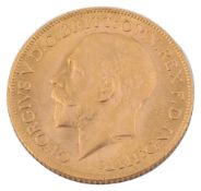 A George V gold full sovereign, dated 1913