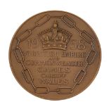 A bronze 1958 Cardiff British Empire and Commonwealth Games participation medal