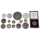 A selection of 19th century Royal commemorative, coronation, jubilee, marriage and death medals
