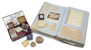 Medals and scrapbook relating to the fencer Joyce Pearce MBE (1924-11)