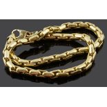 A heavy Continental 18ct gold chain necklace