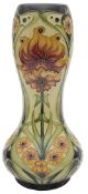 A Moorcroft 'Professor Hope' celedon vase by Rachel Bishop