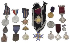 A City of London / Guildhall medal and a selection of other medals