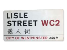 Lisle Street WC2 Chinatown