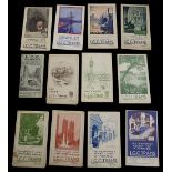 A collection of early 20th century London County Council Trams maps