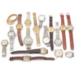 A collection of approx. 20 predominantly Gentleman's wristwatches