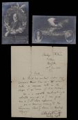 Military and Aviation int. Signed letter by Major George Herbert "Lucky Breeze" Scott (1888-1930)