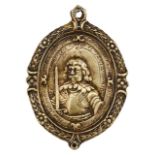 Silver-gilt military reward badge by Thomas Rawlins, 1642