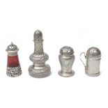 Four Victorian and later cruet items