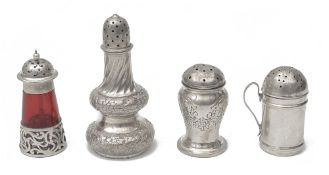 Four Victorian and later cruet items