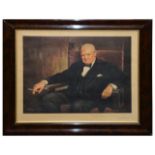 After Arthur Pan., Portrait of Sir Winston Churchill,