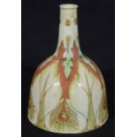 Della Robbia pottery bottle by Arthur E. Bells