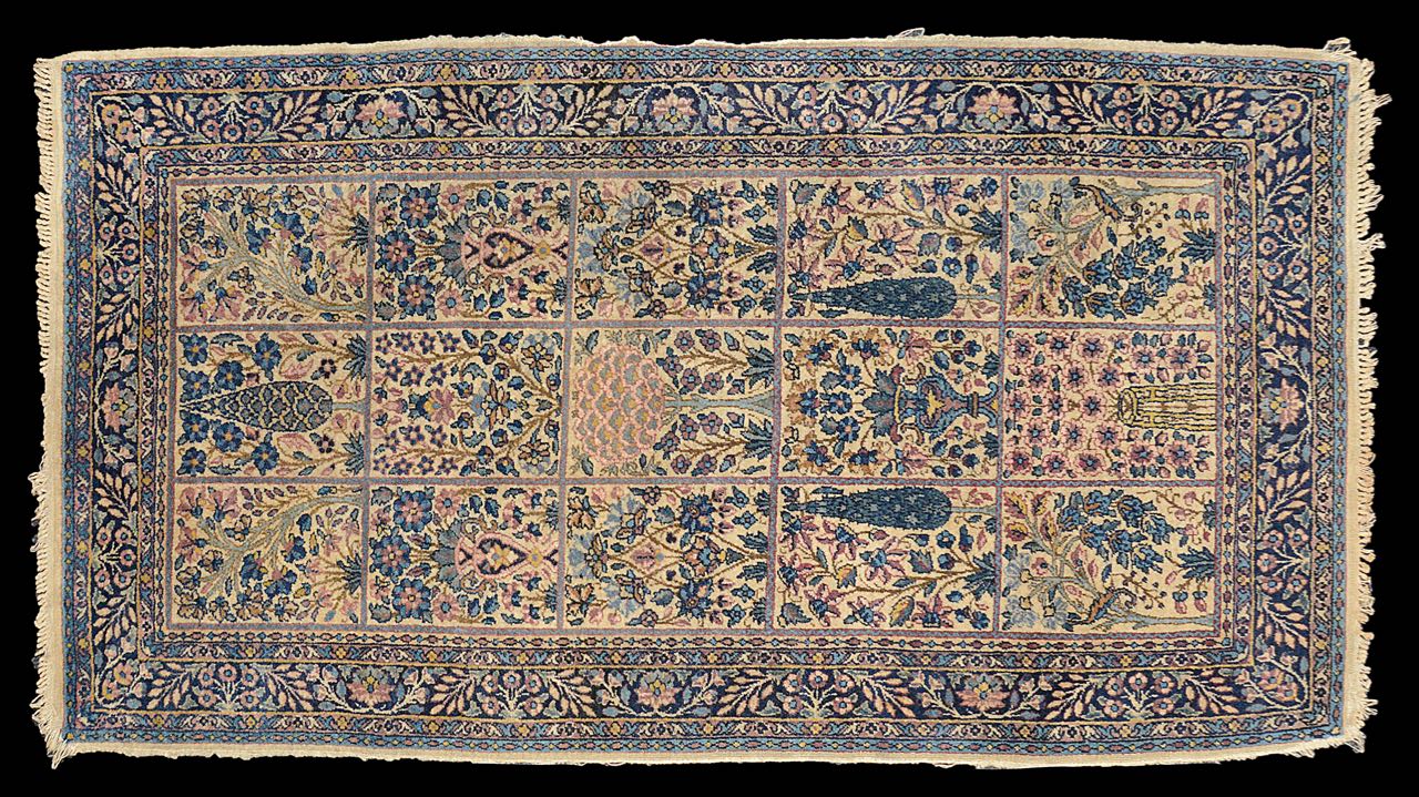 A Persian Garden pattern rug c.1930 - Image 2 of 2