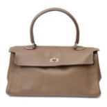 An Hermes Etoupe taupe Clemence JPG Kelly 42 bag