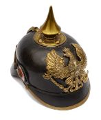 An Imperial German Prussian Landwehr Reserve Other Ranks M1895 Pickelhaube