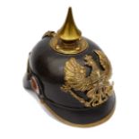 An Imperial German Prussian Landwehr Reserve Other Ranks M1895 Pickelhaube