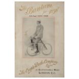 A collection of rare late 19th and early 20th c. cycling trade catalogues
