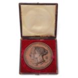 A Great Exhibition bronze Jurors medal 1851. by W. Wyon and G.G. Adams.