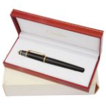 Cartier, Diabolo de Cartier black fountain pen