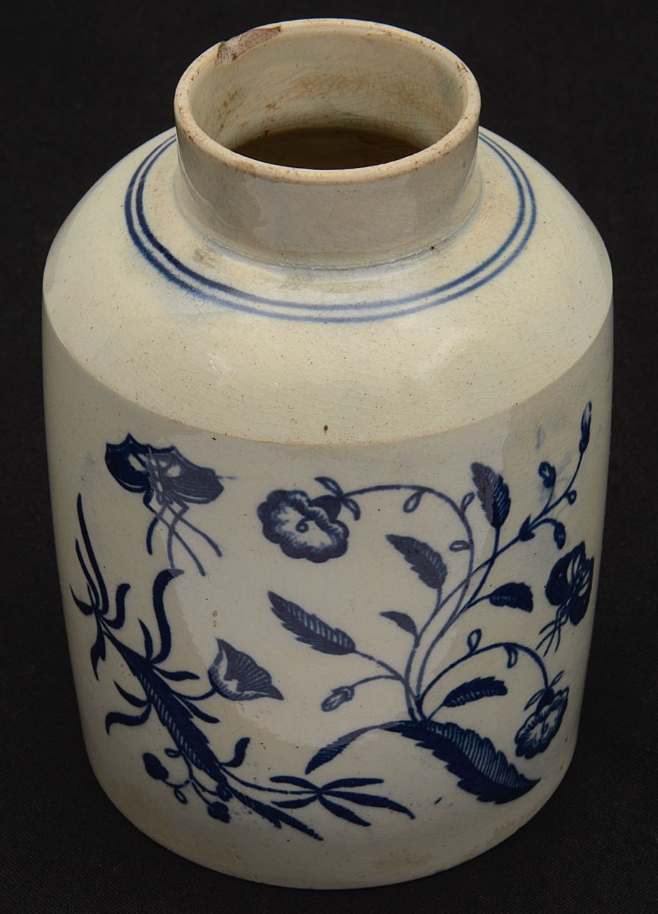 A First Period Worcester blue and white Fence pattern sparrow beak milk Jug c.1770 - Image 6 of 7