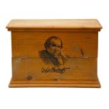 A late 19th century tincture bottle chest for Dr De Waltoff,