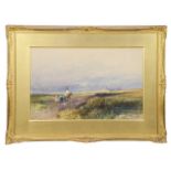 Thomas Bush Hardy (Brit., 1842-1897),'Dunstanburgh Castle' watercolour