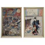 Two 19th century Japanese woodblock prints