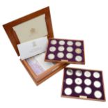 Royal Mint Queen Elizabeth II Golden Jubilee Collection of commemorative proof silver coins