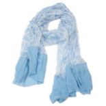 A Chanel pale blue scarf