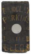 An early 20th c. engraved slate advertisement for Barclay Perkins and Co.'s Bottled Beers,