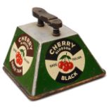 A Cherry Blossom Shoe Polish shoe shine box,