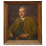 Julius Mahainz, (German, 1882-1966) 'Portrait of Hofrat Heinrich Gassner (1885-1948)' oil on canvas