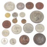 A collection of 19th century commemorative medals