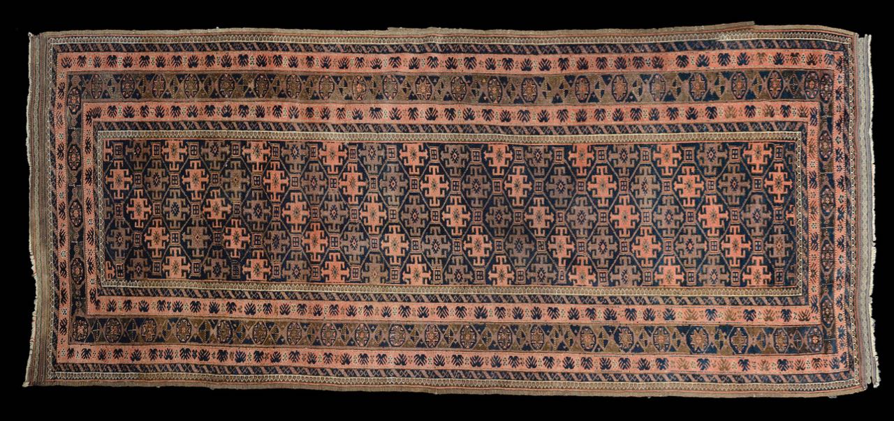 An early 20th century Baluchi runner