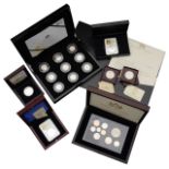 The Royal Mint limited edition silver proof set
