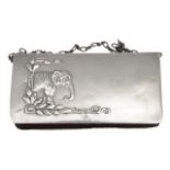 An early 20th century Russian silver purse,