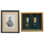 A W.W.I two medal group awarded to 96320 William Frederick Bizzell R.A.