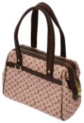 A Louis Vuitton Red Mini Monogram Josephine bag,