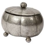 An early 20th century Polish .800 silver sugar box