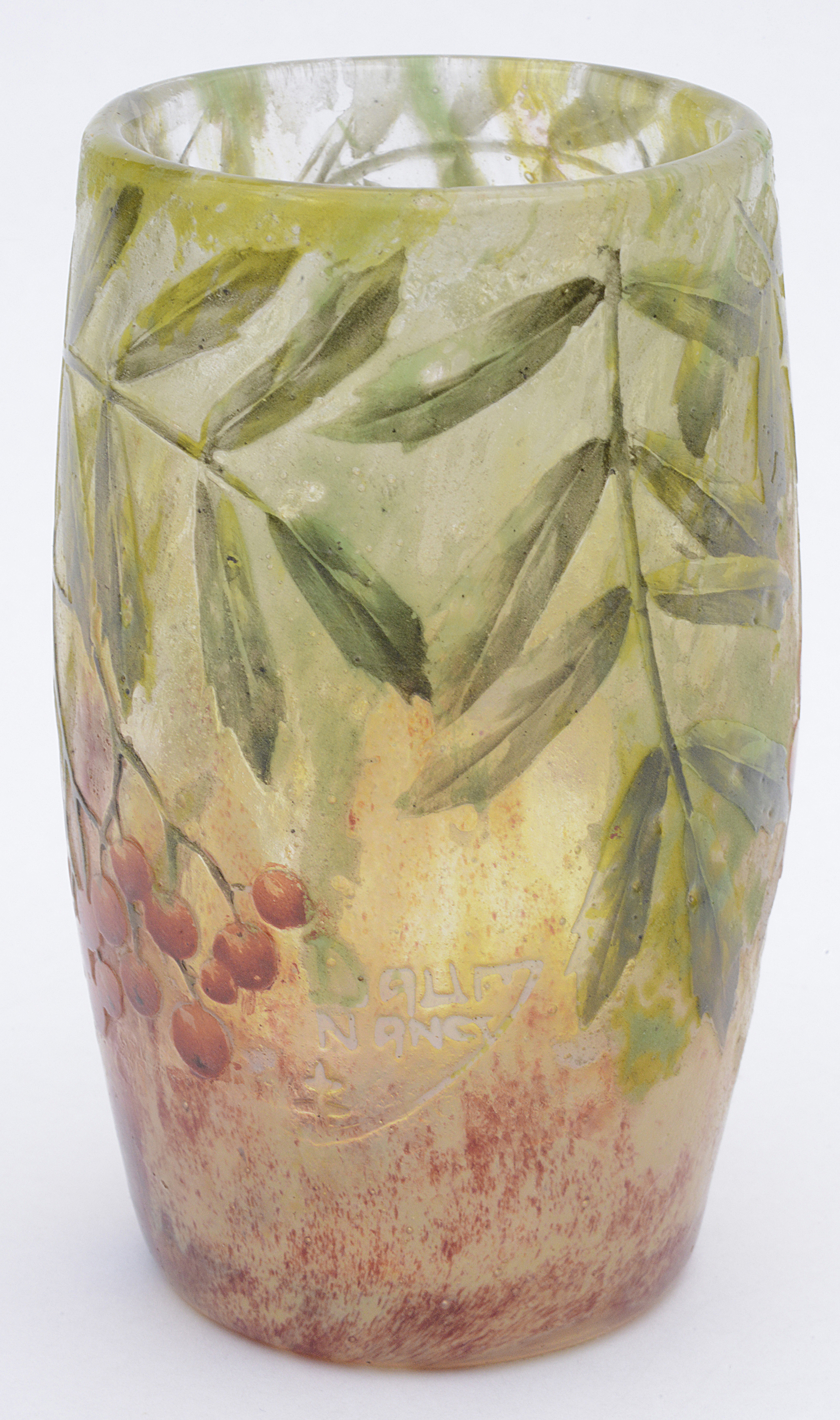 An Art Nouveau Daum Nancy 'Sorbier' vase, - Image 2 of 9