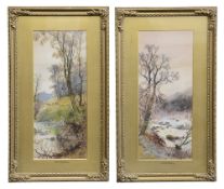 John MacWhirter RA HSRA RE (Brit., 1839-1911), a pair of watercolours